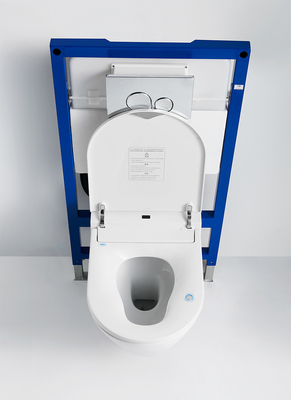 AKB1050 Wall Hung Smart Toilet 980W P Trap Wash Down Flushing